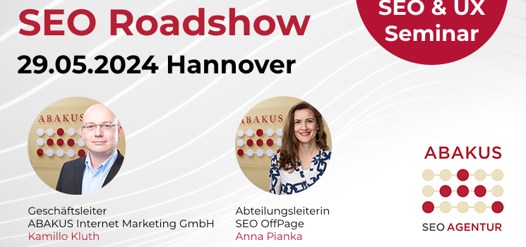 Tagesseminar ABAKUS SEO Roadshow am 29.05.2024 in Hannover